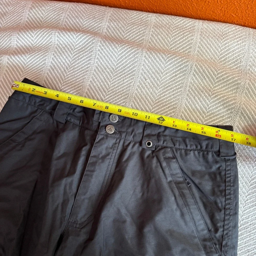 Burton Dryride Snowboard‎ Pants Mens Medium Black Cargo Ski Winter Pants